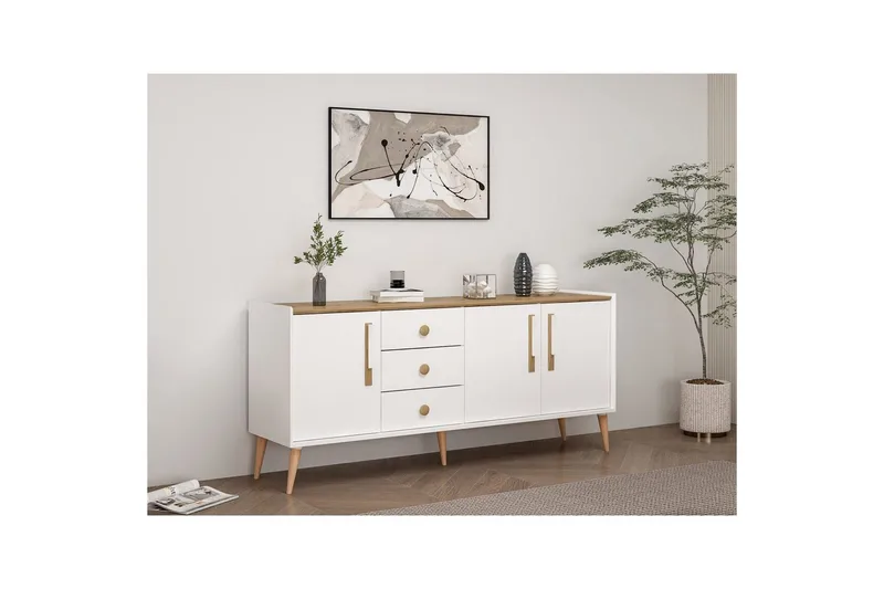 Konsol Ralor Vit - Vit - Möbler - Bord & matgrupper - Avlastningsbord - Hallbord