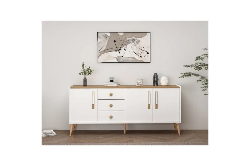 Konsol Ralor Vit - Vit - Möbler - Bord & matgrupper - Avlastningsbord - Hallbord