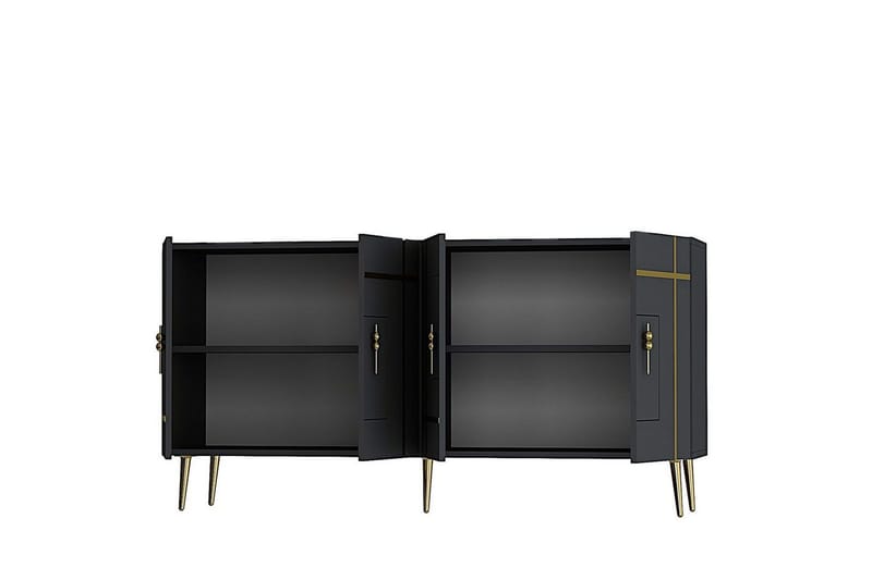 Konsol Safidonya Antracit / Rany - Antracit / Rany - Möbler - Bord & matgrupper - Avlastningsbord - Hallbord