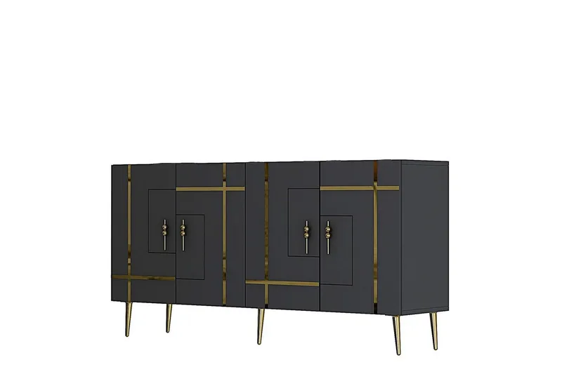 Konsol Safidonya Antracit / Rany - Antracit / Rany - Möbler - Bord & matgrupper - Avlastningsbord - Hallbord