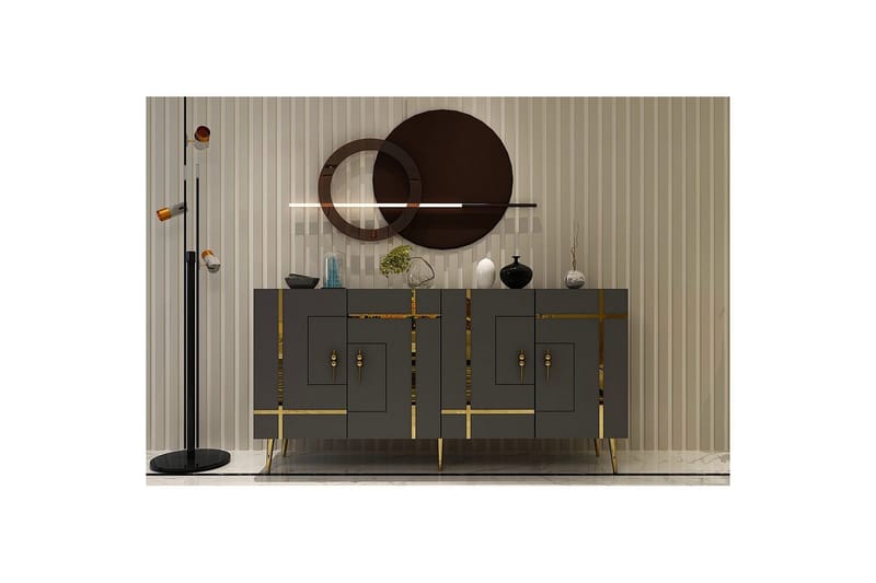 Konsol Safidonya Antracit / Rany - Antracit / Rany - Möbler - Bord & matgrupper - Avlastningsbord - Hallbord