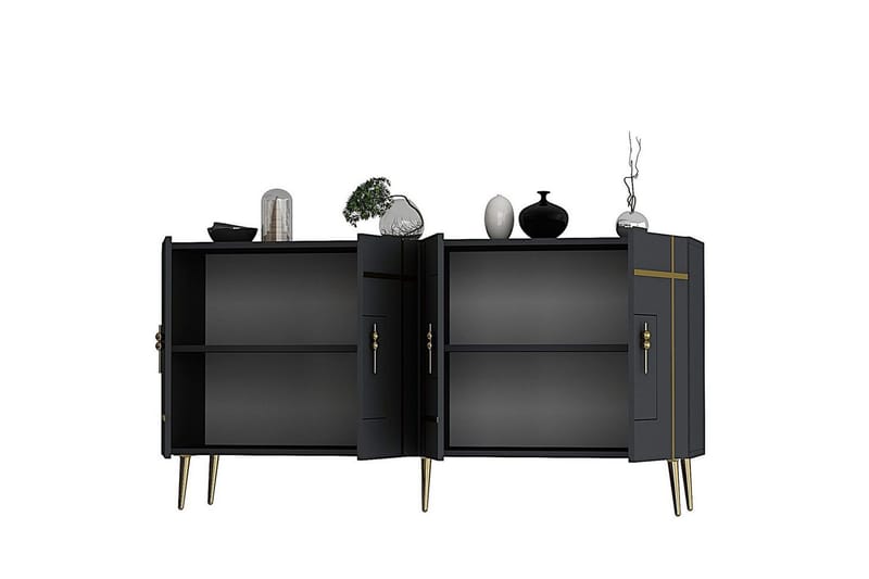 Konsol Safidonya Antracit / Rany - Antracit / Rany - Möbler - Bord & matgrupper - Avlastningsbord - Hallbord