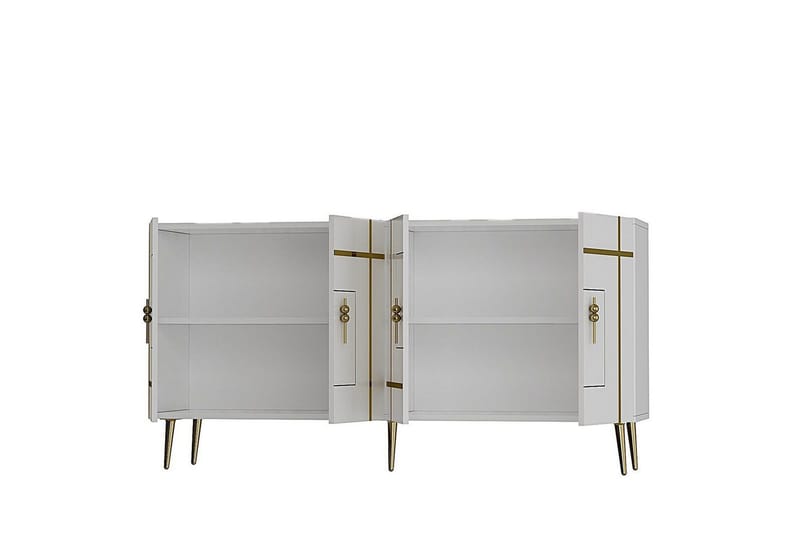 Konsol Safidonya Vit / Rany - Vit / Rany - Möbler - Bord & matgrupper - Avlastningsbord - Hallbord