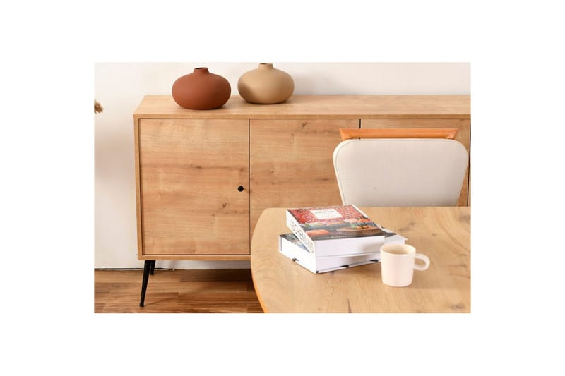 Konsol Selougate Ek - Mediumfärgat trä - Möbler - Bord & matgrupper - Avlastningsbord - Hallbord