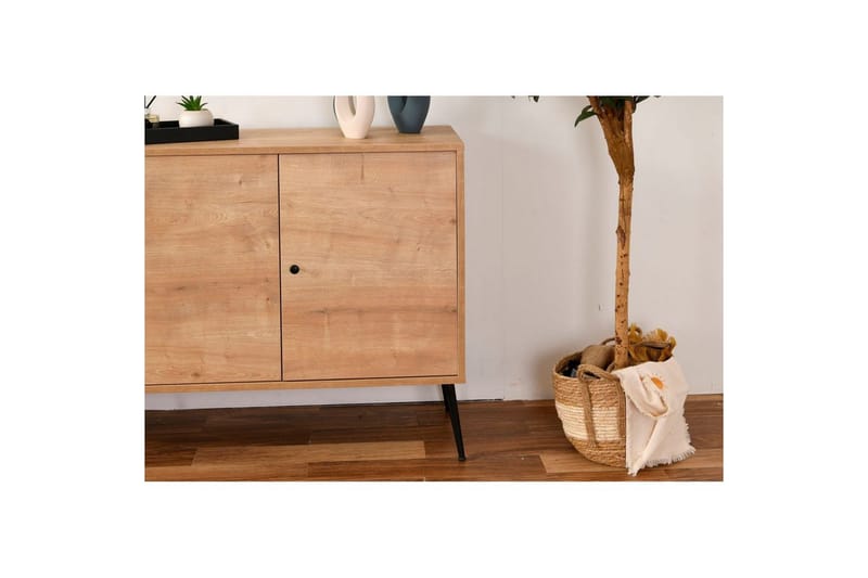 Konsol Selougate Ek - Mediumfärgat trä - Möbler - Bord & matgrupper - Avlastningsbord - Hallbord