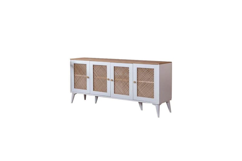 Konsol Velin Vit / Ek - Vit / Ek - Möbler - Bord & matgrupper - Avlastningsbord - Hallbord