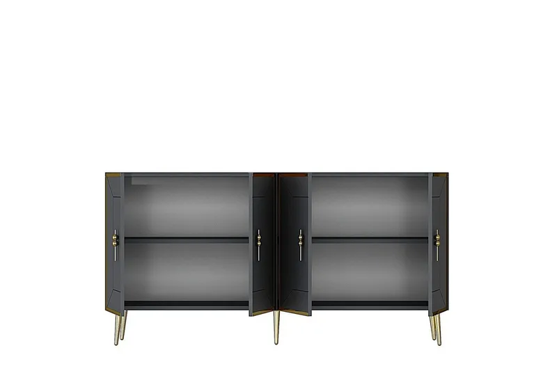 Konsol Virdel Antracit / Rany - Antracit / Rany - Möbler - Bord & matgrupper - Avlastningsbord - Hallbord