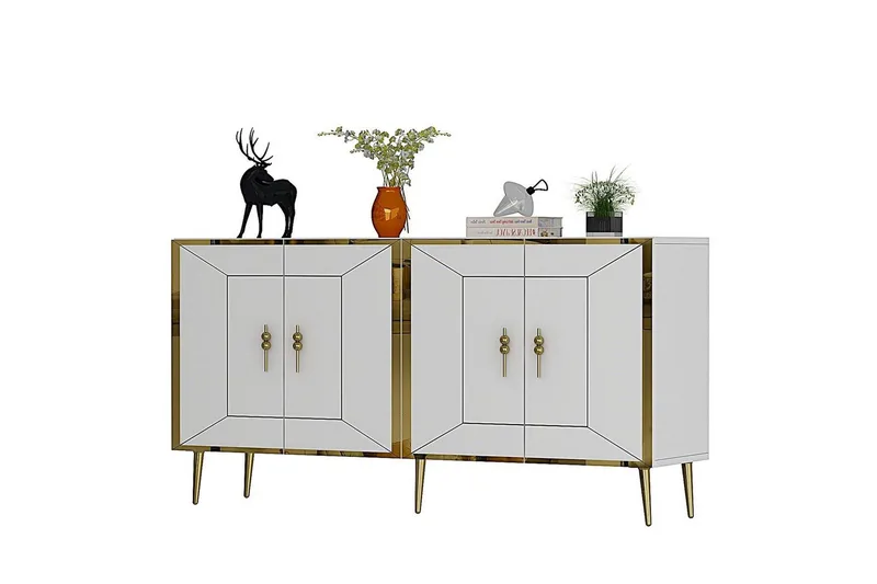 Konsol Virdel Vit / Rany - Vit / Rany - Möbler - Bord & matgrupper - Avlastningsbord - Hallbord