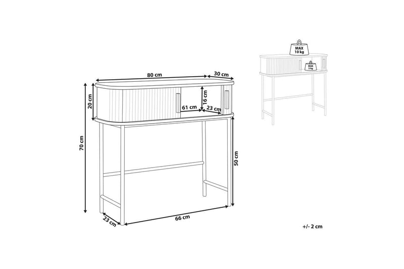 Konsolbord Bradley - Möbler - Bord & matgrupper - Avlastningsbord - Hallbord