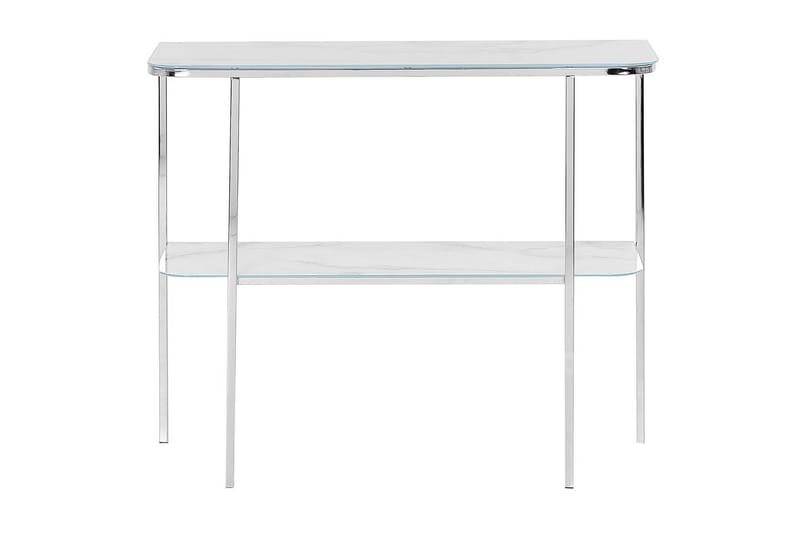 Konsolbord Calvert Vit, Silver - Vit, Silver - Möbler - Bord & matgrupper - Avlastningsbord - Hallbord