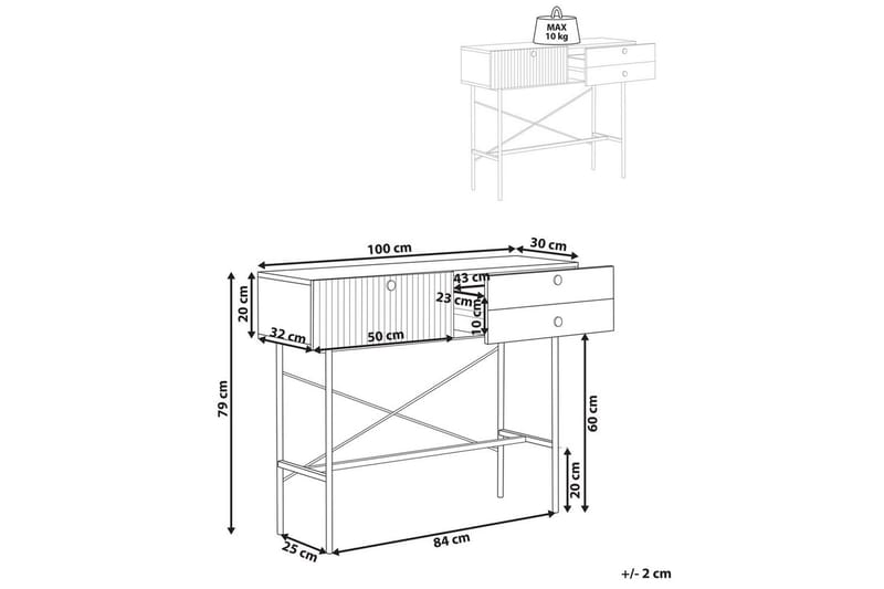 Konsolbord Coventry - Möbler - Bord & matgrupper - Avlastningsbord - Hallbord