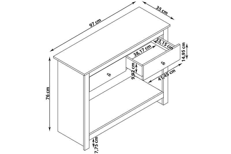 Konsolbord Emerald - Möbler - Bord & matgrupper - Avlastningsbord - Hallbord