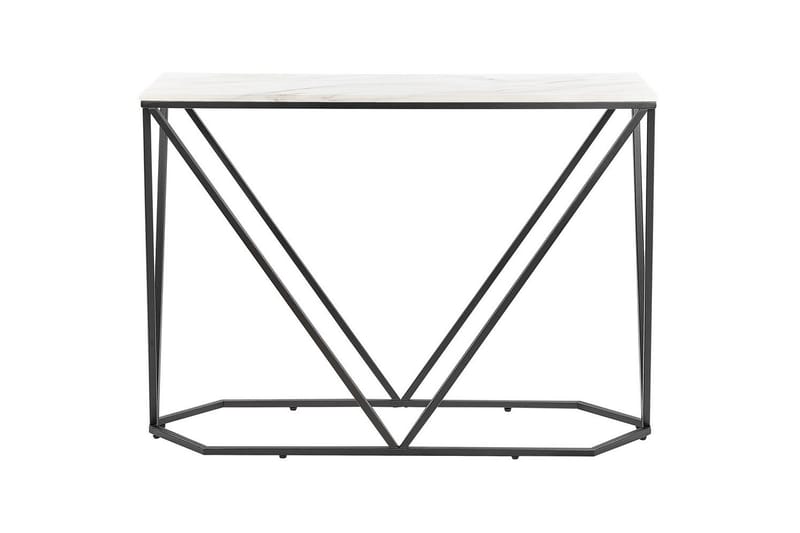 Konsolbord Hazen Vit, Svart - Vit, Svart - Möbler - Bord & matgrupper - Avlastningsbord - Hallbord