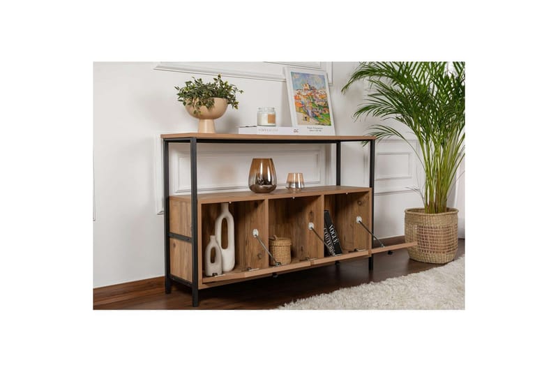 Konsolbord Hemani Atlantisk Furu Svart - Atlantisk Furu Svart - Möbler - Bord & matgrupper - Avlastningsbord - Hallbord