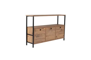 Konsolbord Hemani Atlantisk Furu Svart