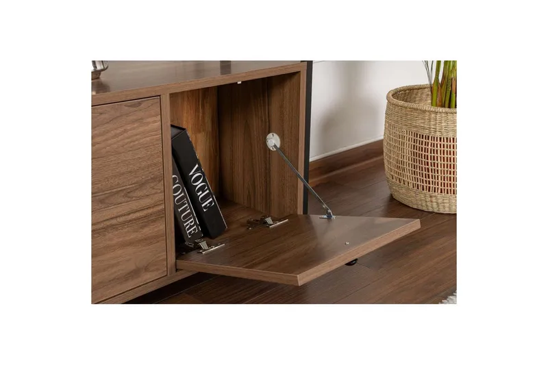 Konsolbord Hemani Valnöt Svart - Valnöt Svart - Möbler - Bord & matgrupper - Avlastningsbord - Hallbord