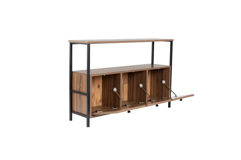 Konsolbord Hemani Valnöt Svart - Valnöt Svart - Möbler - Bord & matgrupper - Avlastningsbord - Hallbord