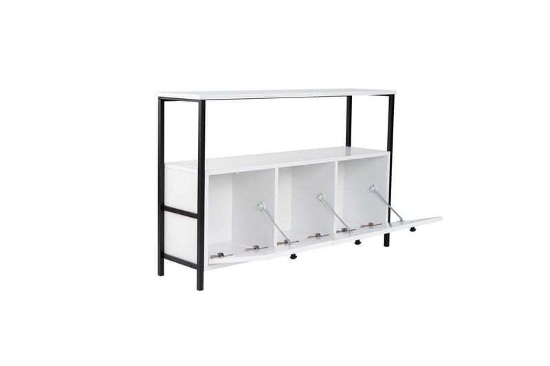 Konsolbord Hemani Vit Svart - Vit Svart - Möbler - Bord & matgrupper - Avlastningsbord - Hallbord