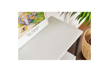 Konsolbord Hemani Vit Svart - Vit Svart - Möbler - Bord & matgrupper - Avlastningsbord - Hallbord