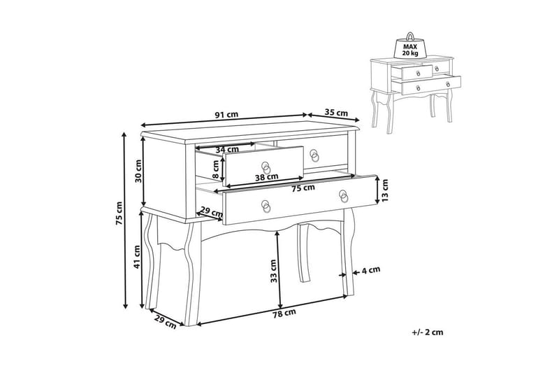 Konsolbord Lamar - Möbler - Bord & matgrupper - Avlastningsbord - Hallbord