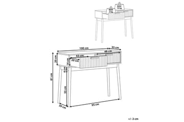 Konsolbord Lynwood Light colored wood - Möbler - Bord & matgrupper - Avlastningsbord - Hallbord