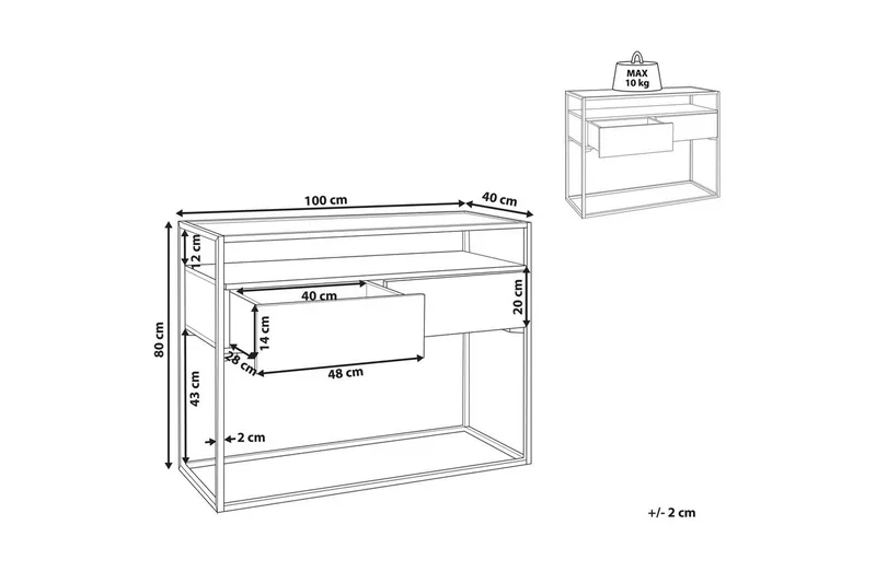 Konsolbord Mauk - Möbler - Bord & matgrupper - Avlastningsbord - Hallbord