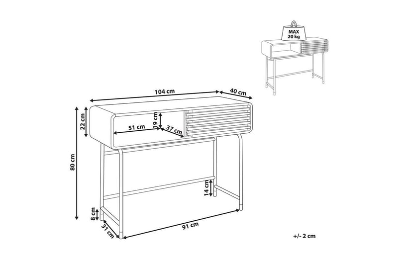 Konsolbord Rifle - Möbler - Bord & matgrupper - Avlastningsbord - Hallbord