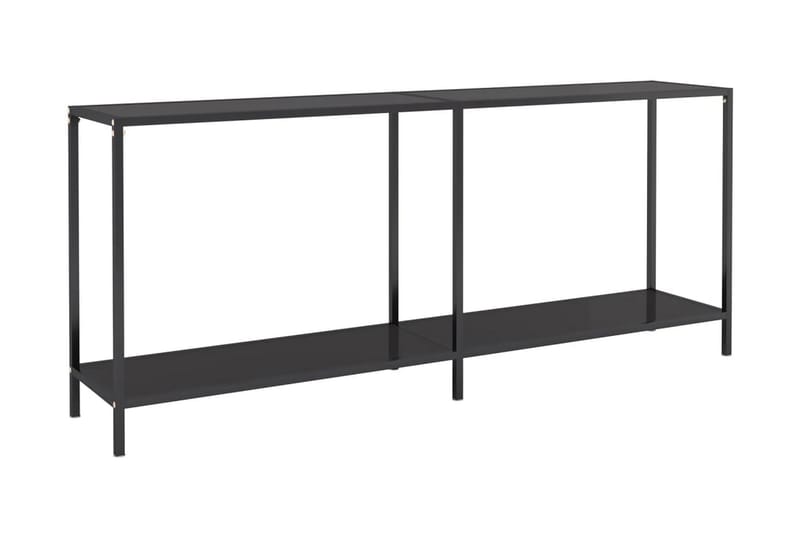 Konsolbord svart 180x35x75,5 cm härdat glas - Svart - Möbler - Bord & matgrupper - Avlastningsbord - Konsolbord & sidobord