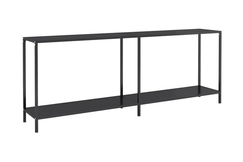 Konsolbord svart 200x35x75,5 cm härdat glas - Svart - Möbler - Bord & matgrupper - Avlastningsbord - Konsolbord & sidobord