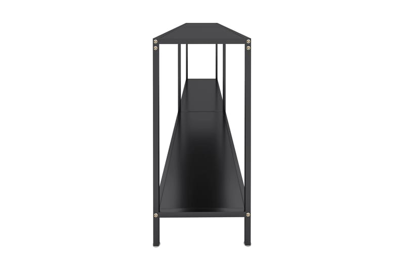 Konsolbord svart 200x35x75,5 cm härdat glas - Svart - Möbler - Bord & matgrupper - Avlastningsbord - Konsolbord & sidobord