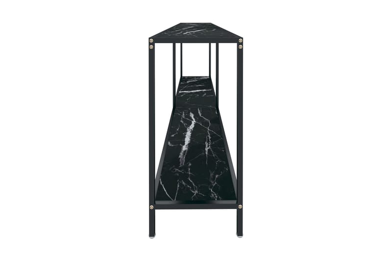 Konsolbord svart 200x35x75,5 cm härdat glas - Svart - Möbler - Bord & matgrupper - Avlastningsbord - Konsolbord & sidobord