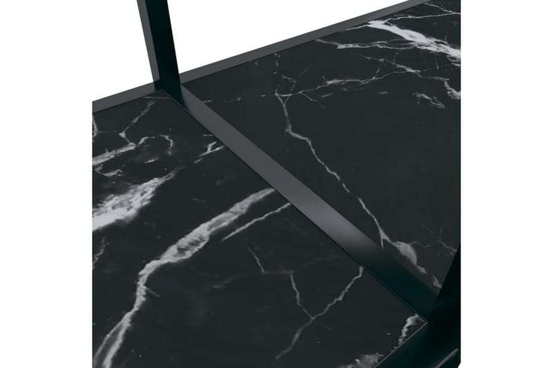 Konsolbord svart 200x35x75,5 cm härdat glas - Svart - Möbler - Bord & matgrupper - Avlastningsbord - Konsolbord & sidobord