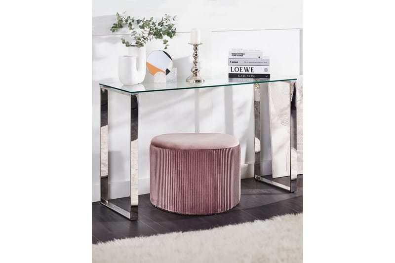 Konsolbord Tilon Silver, Transparent - Silver, Transparent - Möbler - Bord & matgrupper - Avlastningsbord - Hallbord