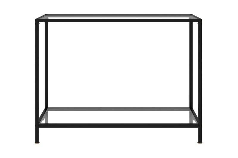 Konsolbord transparent 100x35x75 cm härdat glas - Transparent - Konsolbord & sidobord - Hallbord