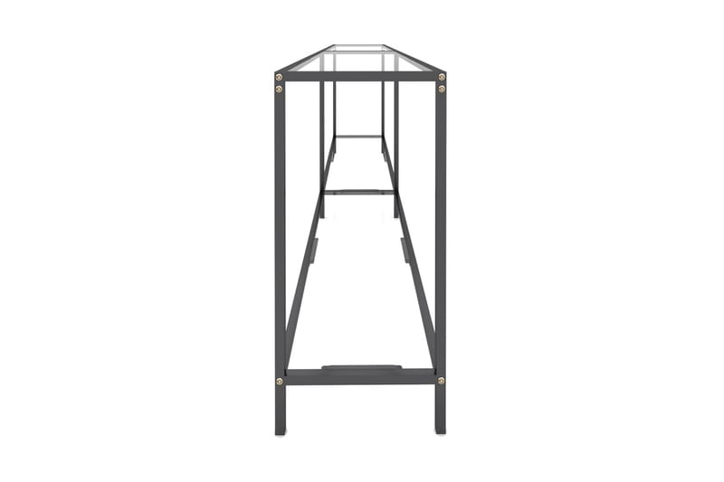 Konsolbord transparent 220x35x75,5 cm härdat glas - Transparent - Möbler - Bord & matgrupper - Avlastningsbord - Konsolbord & sidobord