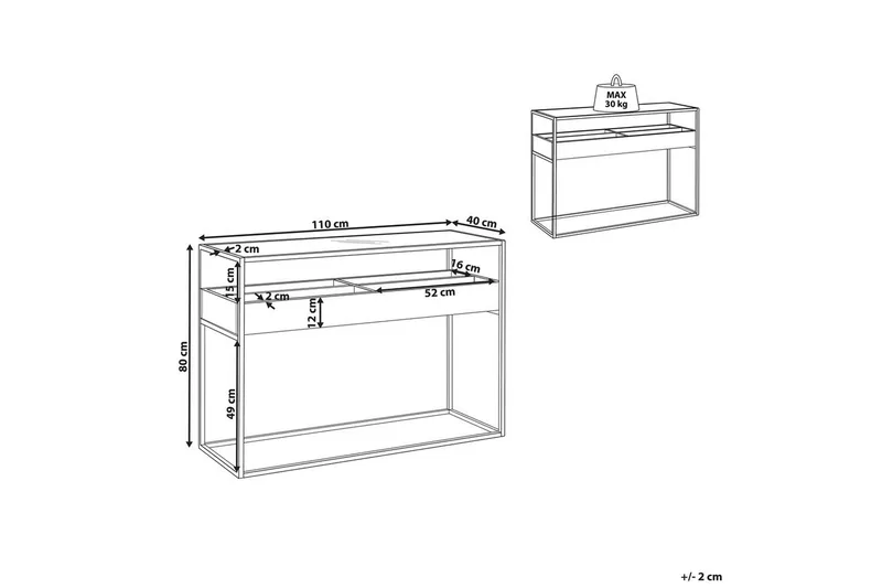 Konsolbord Waco - Möbler - Bord & matgrupper - Avlastningsbord - Hallbord