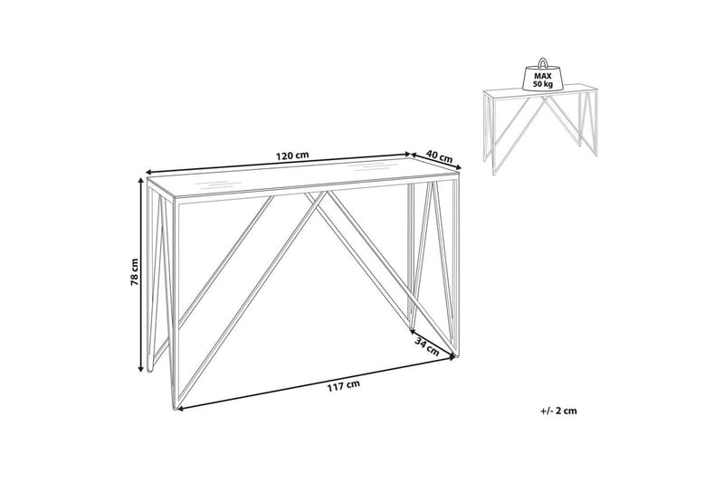 Konsolbord Weso - Möbler - Bord & matgrupper - Avlastningsbord - Hallbord