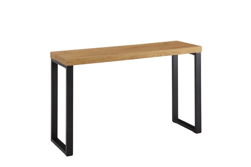 Konsolbord Wohnling 120 cm modern konsol med metallben Brun - Brun - Möbler - Bord & matgrupper - Avlastningsbord - Hallbord