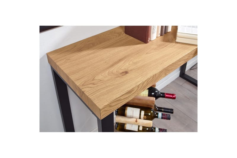 Konsolbord Wohnling 120 cm modern konsol med metallben Brun - Brun - Möbler - Bord & matgrupper - Avlastningsbord - Hallbord