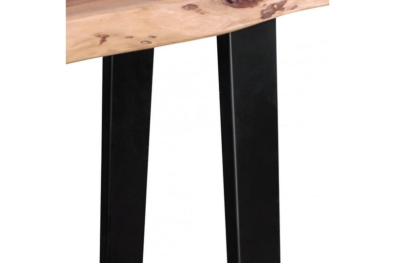 Konsolbord Wohnling Gaya massivt trä lantlig stil med träd kant - Möbler - Bord & matgrupper - Avlastningsbord - Hallbord