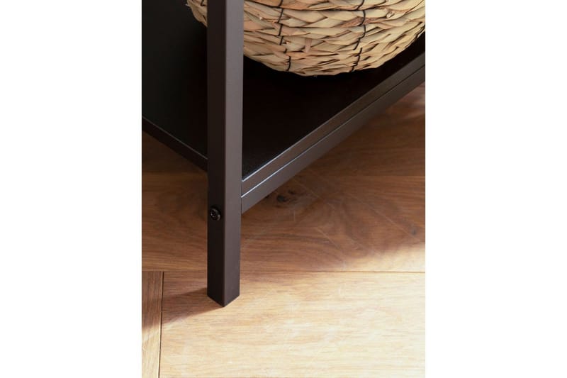 Konsolbord Wohnling Massivt trä 100 cm 2 lådor industrihus stil med Wienerkorg - Möbler - Bord & matgrupper - Avlastningsbord - Hallbord