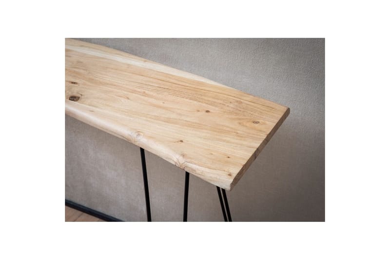 Konsolbord Wohnling Massivt trä stiftben träkant 150 cm - Möbler - Bord & matgrupper - Avlastningsbord - Hallbord