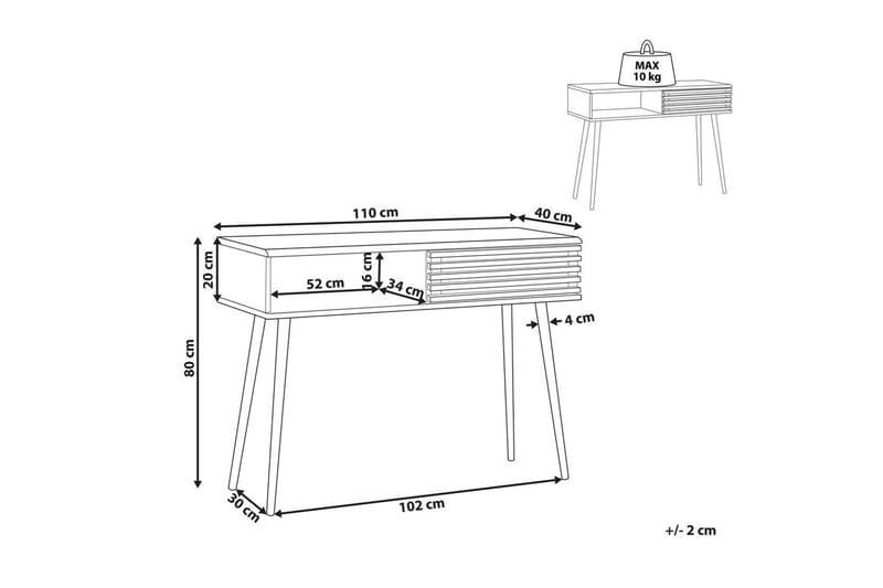 Konsolbord Perth - Möbler - Bord & matgrupper - Avlastningsbord - Hallbord