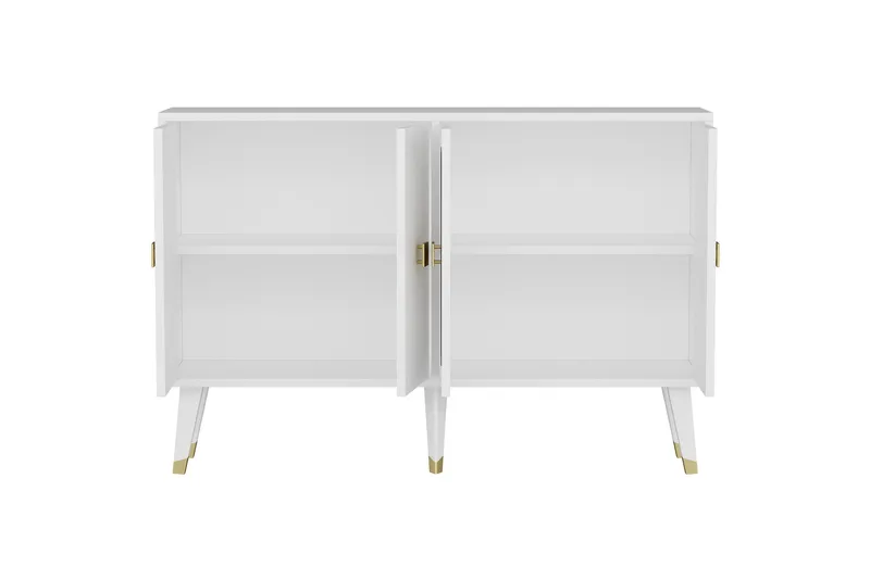 Ahart Konsollbord 120 cm - Vit - Förvaring - Förvaringsmöbler - Sideboard & skänk