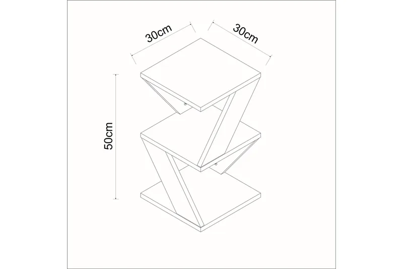 Albeni Skänk 30 cm - Antracit - Möbler - Bord & matgrupper - Avlastningsbord - Konsolbord & sidobord
