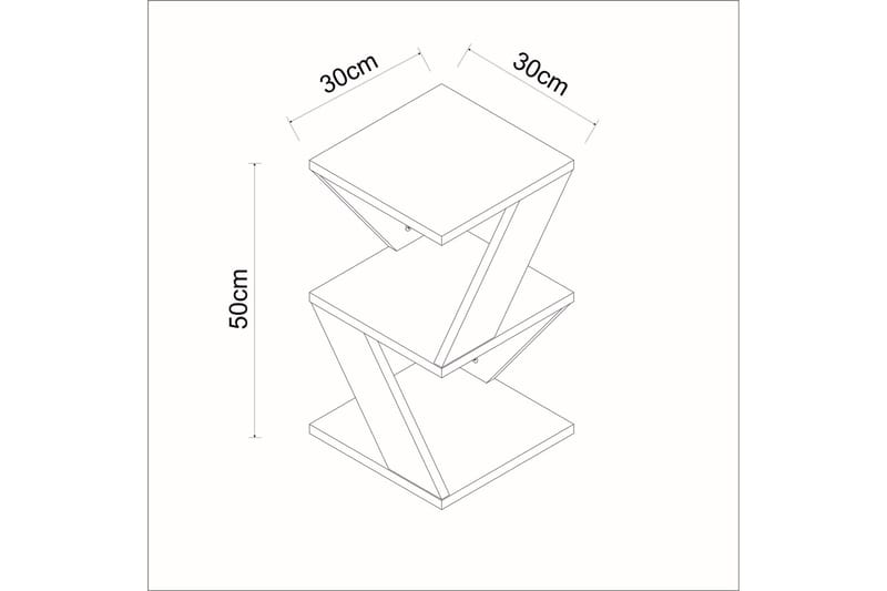 Albeni Skänk 30 cm - Antracit - Möbler - Bord & matgrupper - Avlastningsbord - Konsolbord & sidobord