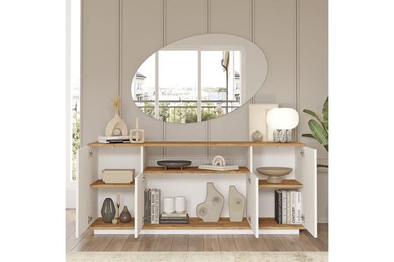 Anari Konsollbord 180 cm - Brun/Vit - Förvaring - Förvaringsmöbler - Sideboard & skänk