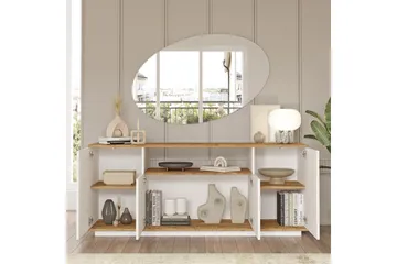 Anari Konsollbord 180 cm - Brun/Vit - Förvaring - Förvaringsmöbler - Sideboard & skänk