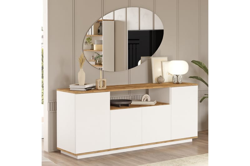 Anari Konsollbord 180 cm - Brun/Vit - Förvaring - Förvaringsmöbler - Sideboard & skänk