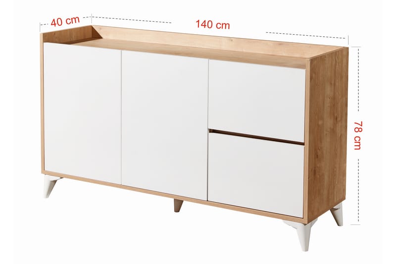 Andifli Konsollbord 140x78 cm - Blå - Möbler - Bord & matgrupper - Avlastningsbord - Konsolbord & sidobord